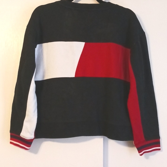 Tommy Hilfiger Sport Cropped Sweatshirt in Size Large - Picture 4 of 6